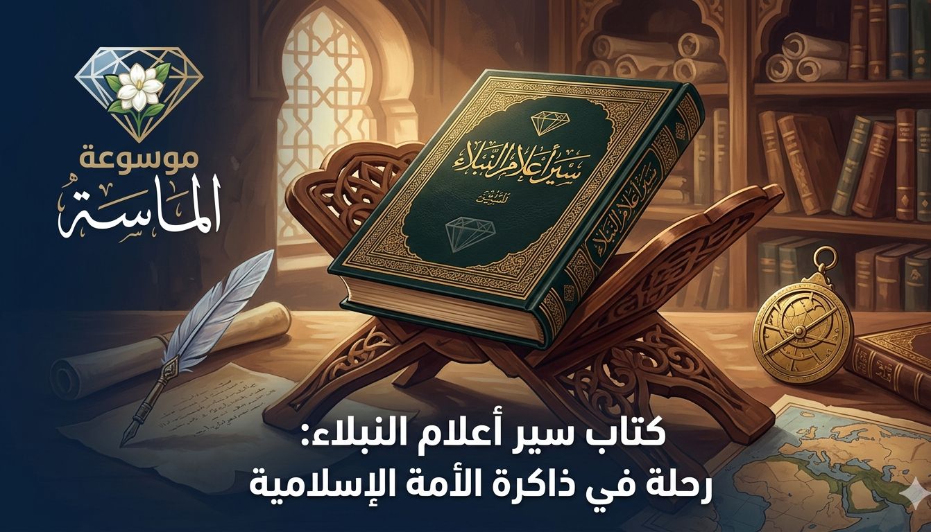 غلاف مجلدات كتاب سير أعلام النبلاء للإمام شمس الدين الذهبي - موسوعة الماسة"